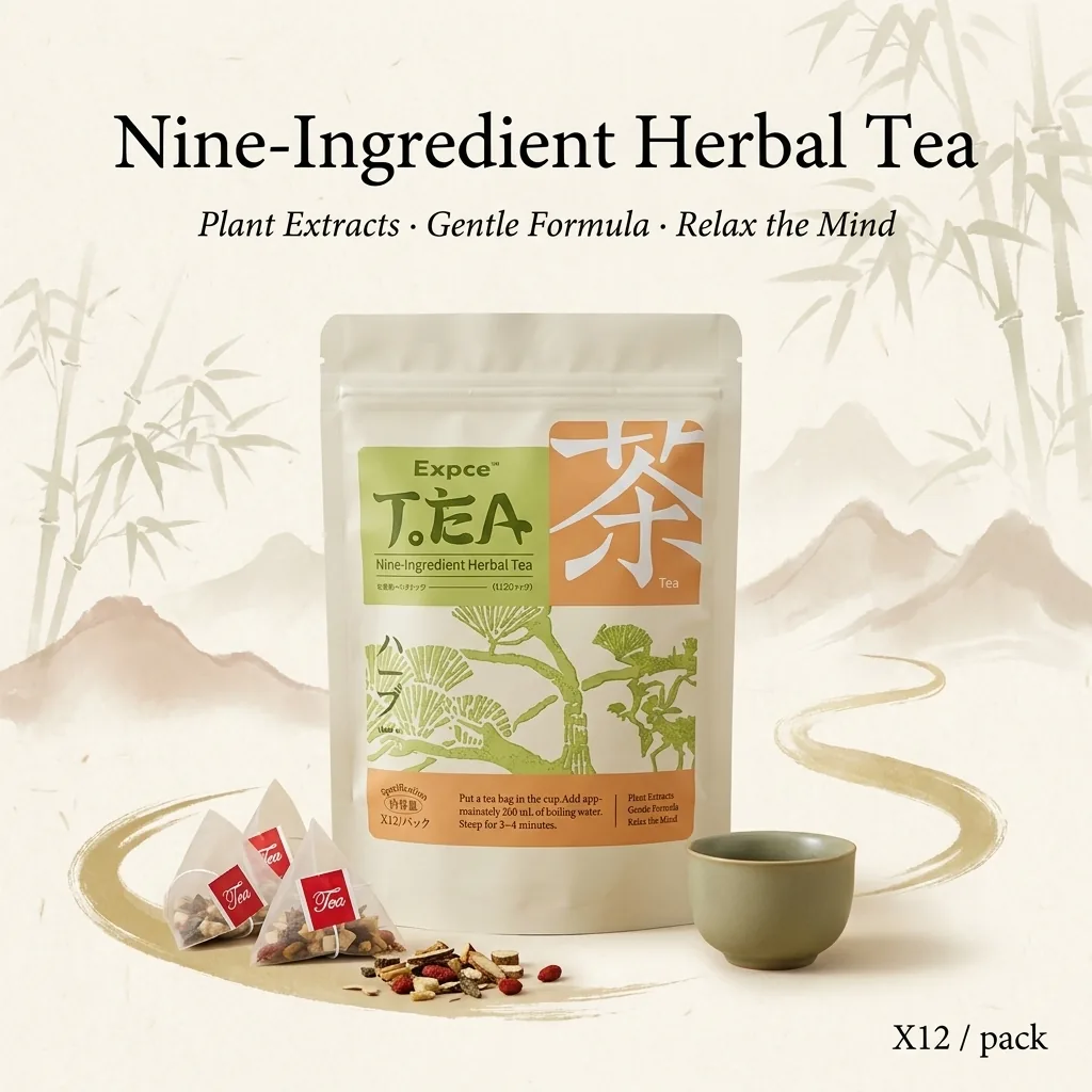 Mei — neo-Chinese ink wash poster sample