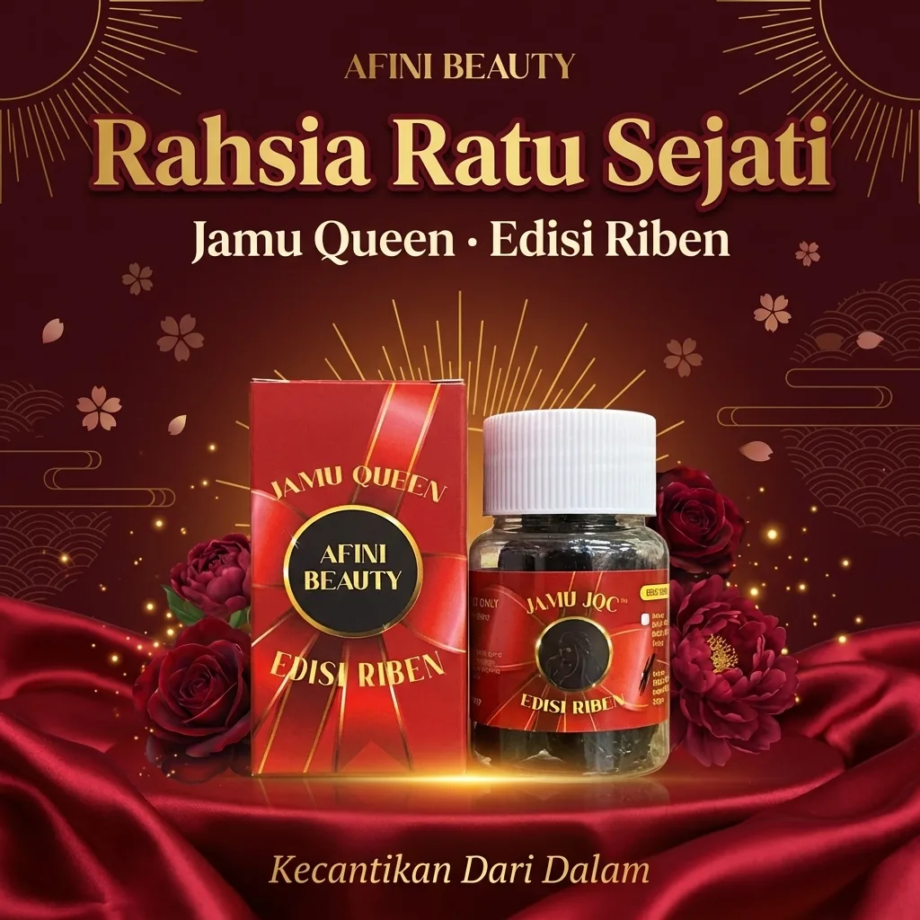 Afini Beauty — Jamu Queen Edisi Riben poster by Madam Yun